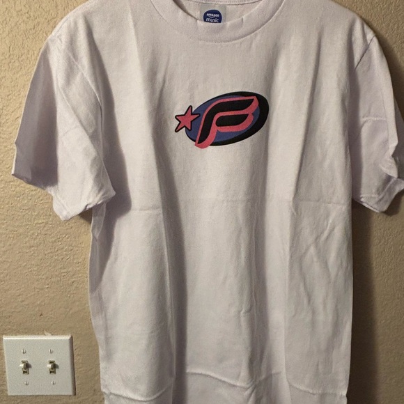 Amazon Music Cameron Galley collaboration Tee with Pink and Black Graphic - Picture 3 of 10